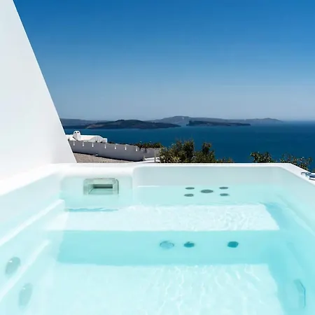 Villa Amazing Santorini Blue Horizon 1 Bedroom Outdoor Plunge Pool Caldera View Oia (Santorini)